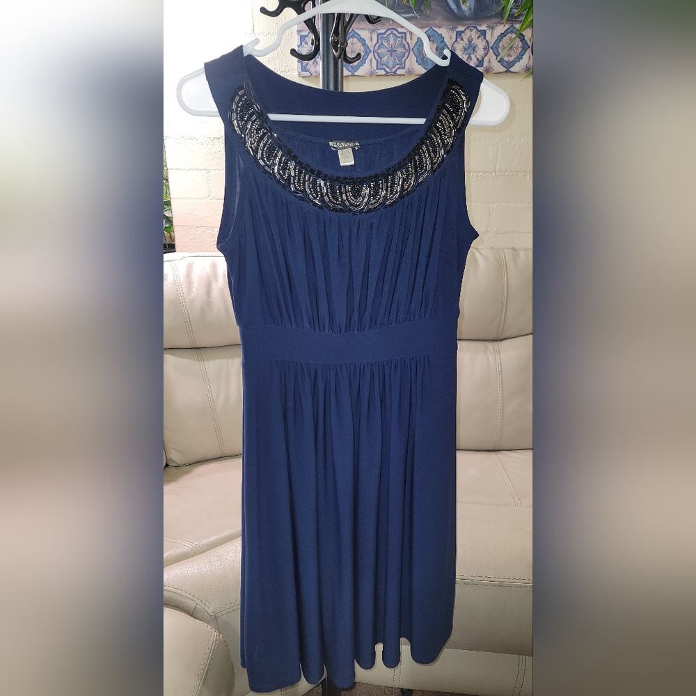 "Haani" size S dress color navy blue